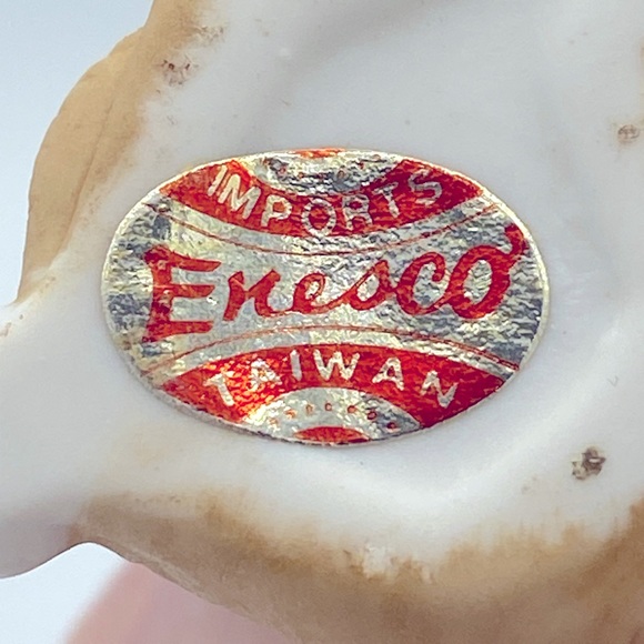 Vintage Enesco Bunny Rabbit With Chick Ceramic Miniature Figurine 1982 - Picture 4 of 7